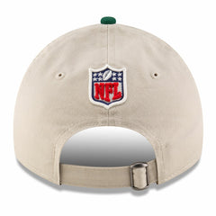 New York Jets New Era 2024 Sideline Historic 9TWENTY Adjustable Hat Stone/Green | NFL