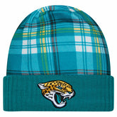 Jacksonville Jaguars New Era Sideline Statement Cuffed Knit Hat Teal | NFL
