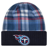 Tennessee Titans New Era Sideline Statement Cuffed Knit Hat Navy | NFL