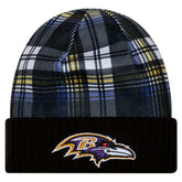 Baltimore Ravens New Era Sideline Statement Cuffed Knit Hat Black | NFL