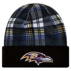 Baltimore Ravens New Era Sideline Statement Cuffed Knit Hat Black | NFL