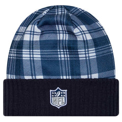 Dallas Cowboys New Era Sideline Statement Cuffed Knit Hat Navy | NFL