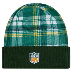 Green Bay Packers New Era Sideline Statement Cuffed Knit Hat Green | NFL