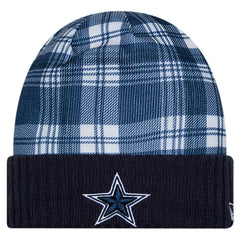 Dallas Cowboys New Era Youth Sideline Statement Cuffed Knit Navy | NFL