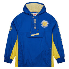 Golden State Warriors Team OG 2.0 Vintage Logo Anorak Windbreaker Quarter-Zip Jacket Royal - NBA
