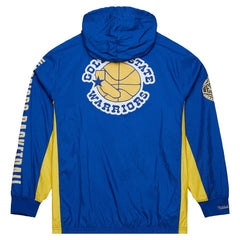 Golden State Warriors Team OG 2.0 Vintage Logo Anorak Windbreaker Quarter-Zip Jacket Royal - NBA
