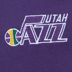 Utah Jazz Hardwood Classics Team OG 2.0 Premium Vintage Logo T-Shirt Purple - NBA