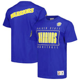 Golden State Warriors Hardwood Classics Team OG 2.0 Premium Vintage Logo T-Shirt Royal - NBA
