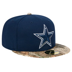 Dallas Cowboys New Era Active 59FIFTY Fitted Hat Navy/Realtree Camo | NFL