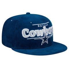 Dallas Cowboys New Era Display Corduroy 9FIFTY Snapback Hat Navy | NFL