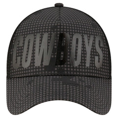 Dallas Cowboys New Era Midnight Ink Tonal A-Frame 9FORTY Adjustable Hat Graphite | NFL