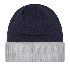 Dallas Cowboys New Era Oversize Cuffed Knit Hat Navy/Gray | NFL