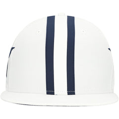 Dallas Cowboys New Era Helmet 9FIFTY Snapback Hat White | NFL