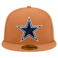 Dallas Cowboys New Era Color Pack Side Patch 59FIFTY Fitted Hat Brown | NFL