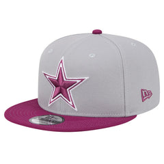 Dallas Cowboys New Era Two-Tone Color Pack 9FIFTY Snapback Hat Gray | NFL