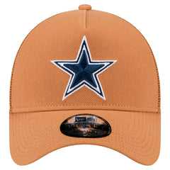 Dallas Cowboys New Era Color Pack Side Patch A-Frame 9FORTY Adjustable Hat Brown | NFL