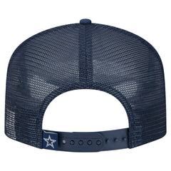 Dallas Cowboys New Era Youth Distressed 9FIFTY A-Frame Snapback Hat White/Navy | NFL