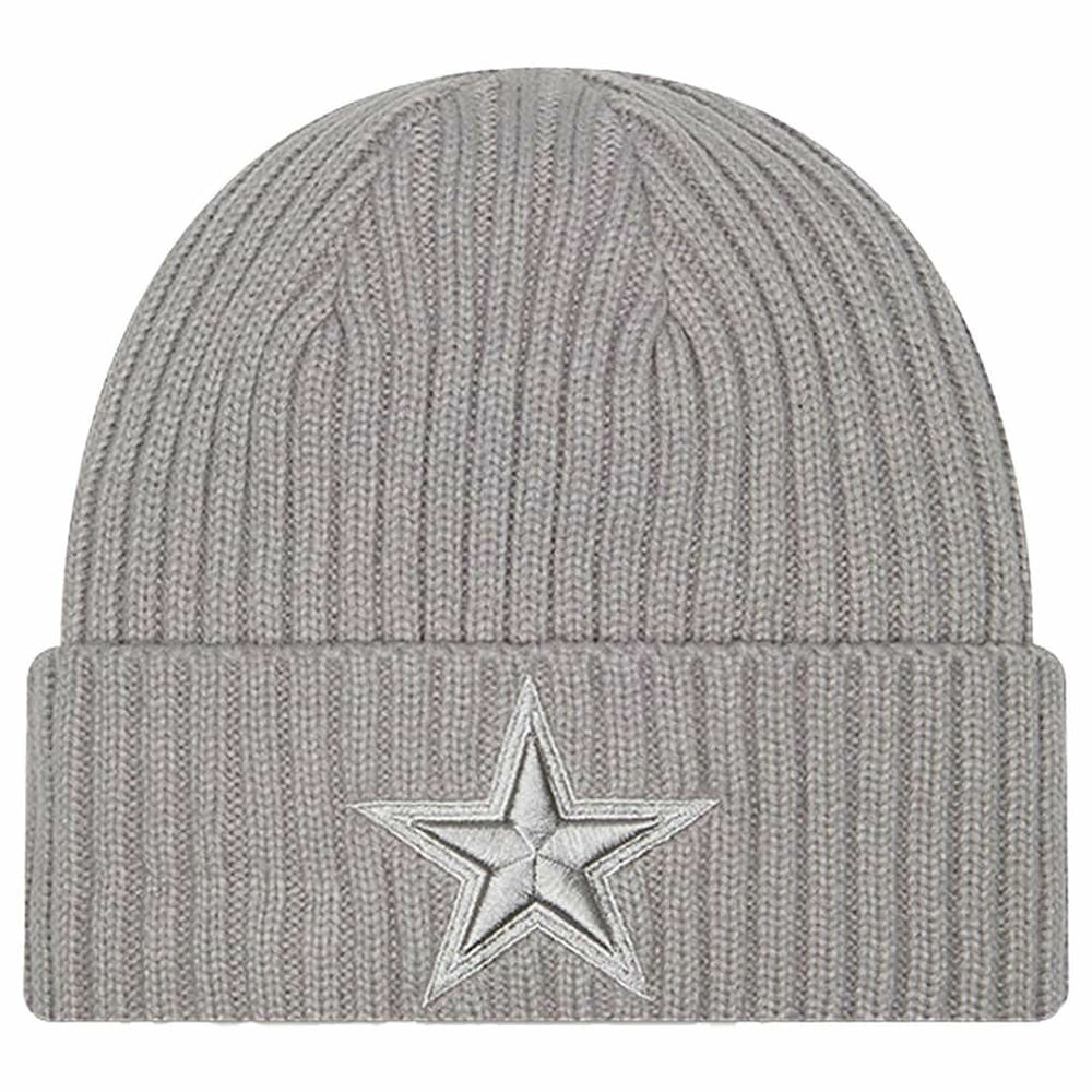 Dallas Cowboys New Era Youth Tonal Color Pack Cuffed Knit Hat Gray | NFL