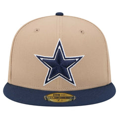 Dallas Cowboys New Era 59FIFTY Fitted Hat Tan | NFL