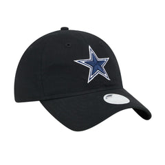 Dallas Cowboys New Era Women's Main 9TWENTY Adjustable Hat Black | NFL