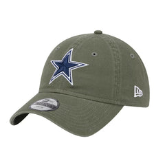 Dallas Cowboys New Era Youth Main 9TWENTY Adjustable Hat Olive | NFL