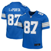 Sam LaPorta Detroit Lions Youth Game Jersey Blue | Nike for Sale