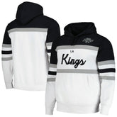 Los Angeles Kings Mitchell & Ness Head Coach Pullover Hoodie - White/Black - NHL