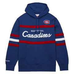 Montreal Canadiens Mitchell & Ness Head Coach Pullover Hoodie - Navy - NHL
