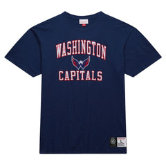 Washington Capitals Mitchell & Ness Legendary Slub T-Shirt - Navy - NHL