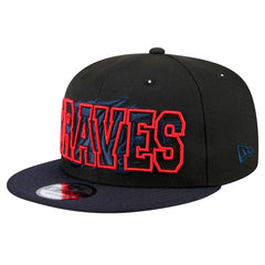 Atlanta Braves New Era Splatter 9FIFTY Snapback Hat - MLB