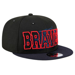 Atlanta Braves New Era Splatter 9FIFTY Snapback Hat - MLB