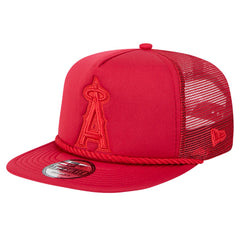 Los Angeles Angels New Era Tone Foam Meshback Golfer Snapback Hat - MLB