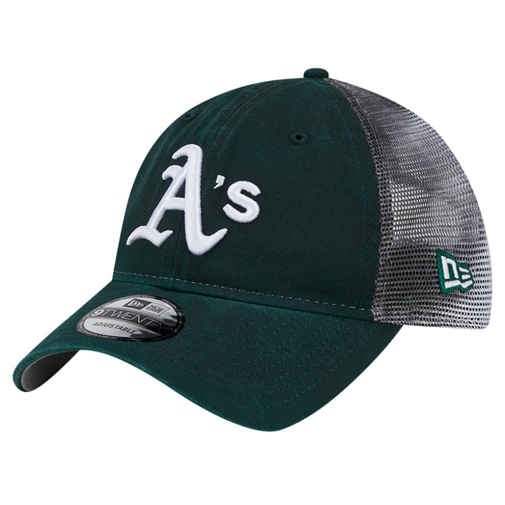 Athletics New Era Team Slick Trucker 9TWENTY Adjustable Hat - MLB