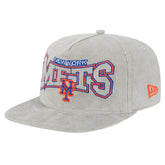New Era New York Mets Gray Corduroy Golfer Snapback Hat Hats - MLB