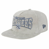 New Era New York Yankees Gray Corduroy Golfer Snapback Hat Hats - MLB