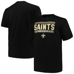 New Orleans Saints Big & Tall Pop T-Shirt Black | Fanatics