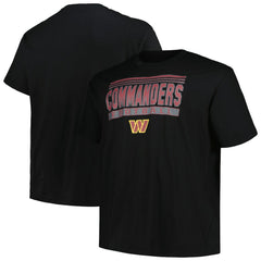Washington Commanders Big & Tall Pop T-Shirt Black | Fanatics
