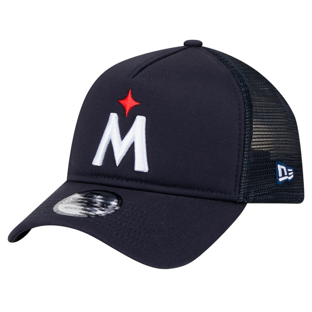 Minnesota Twins New Era 9FORTY A-Frame Trucker Adjustable Hat - MLB