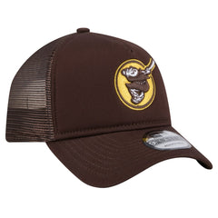 San Diego Padres New Era 9FORTY A-Frame Trucker Adjustable Hat - MLB