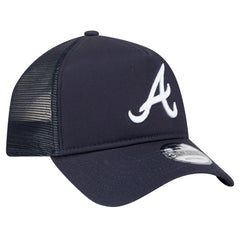 Atlanta Braves New Era 9FORTY A-Frame Trucker Adjustable Hat - MLB