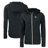 Kansas City Chiefs Cutter & Buck Women's Primary Mark Daybreak Eco Recycled Full-Zip Hoodie Black | NFL