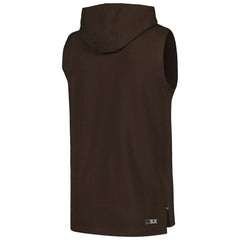 Cleveland Browns MSX by Michael Strahan Captain Sleeveless Hoodie T-Shirt Brown | NFL