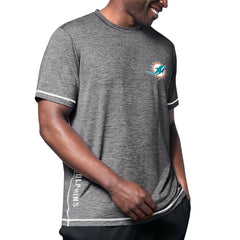 Miami Dolphins MSX by Michael Strahan Motion Space-Dye T-Shirt Black | NFL