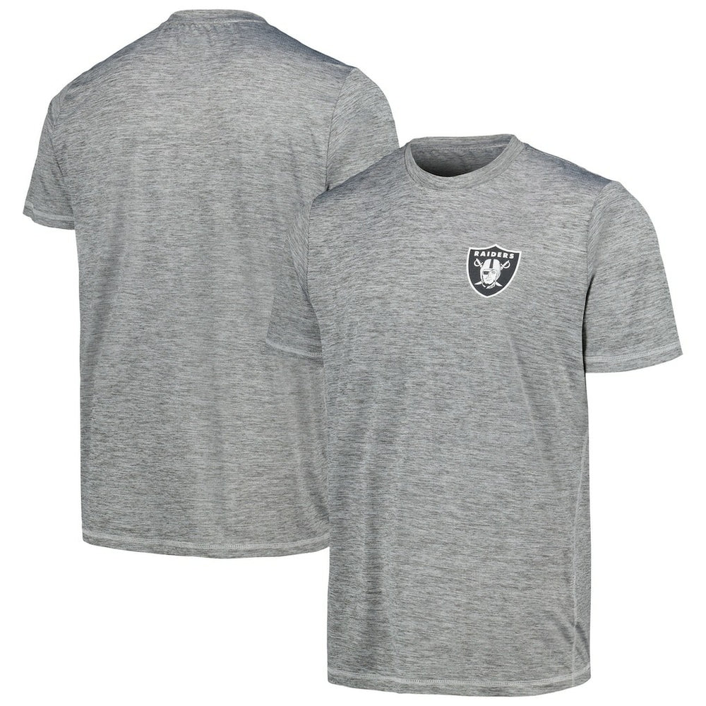 Las Vegas Raiders MSX by Michael Strahan Motion Space-Dye T-Shirt Gray | NFL