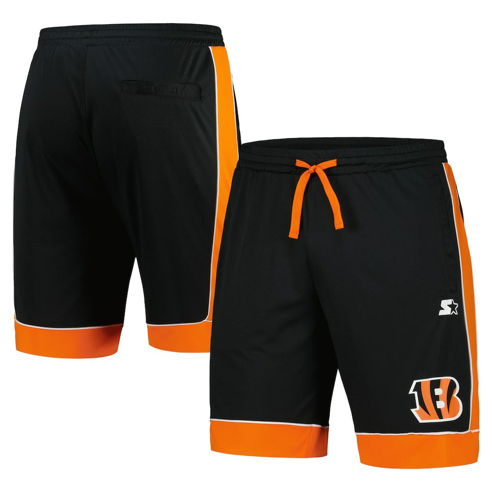 Cincinnati Bengals Starter Fan Favorite Fashion Shorts Black/Orange | NFL