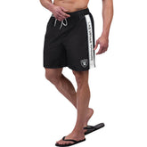 Las Vegas Raiders G-III Sports by Carl Banks Streamline Volley Swim Shorts Black | NFL