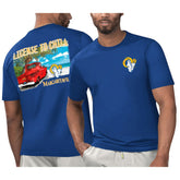 Los Angeles Rams Margaritaville Licensed to Chill T-Shirt Royal | NFL