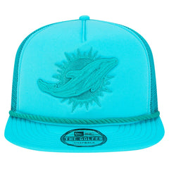 New Era Miami Dolphins Aqua Active Tone Golfer Snapback Hat | NFL