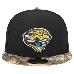 New Era Jacksonville Jaguars Black Active Two-Tone Camo 59FIFTY Fitted Hat | NFL