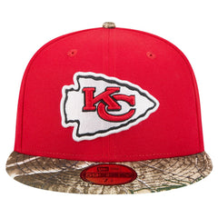 New Era Kansas City Chiefs Red Active Two-Tone Camo 59FIFTY Fitted Hat | NFL